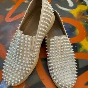 Christian Louboutin | Shoes | Christian Louboutin Cream  display picture 1